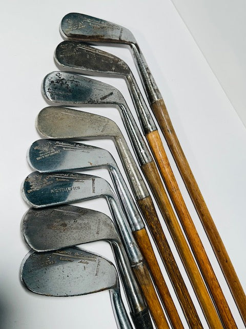 Kro-Flite PGA matched iron set restored hickory golf clubs - Featured Image