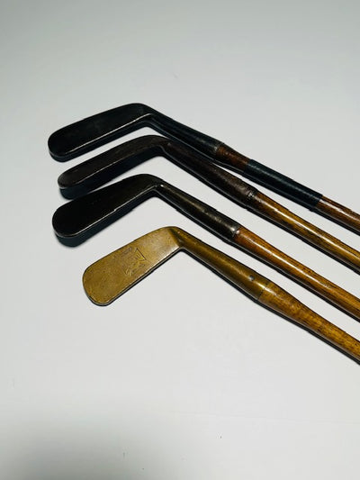 Pre-1904 Gutty Era 4-Club Set – Smooth Face Irons