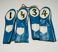 Light Blue Vinyl Headcovers Set of 4 | Vintage Golf
