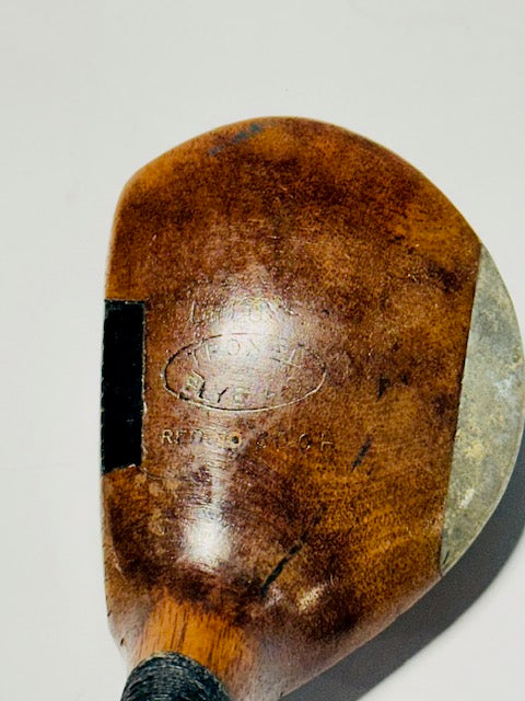 Deluxe Troxel Elyriao Brassie – Fancy Face Retro-Fit Hickory Wood - Alternate View