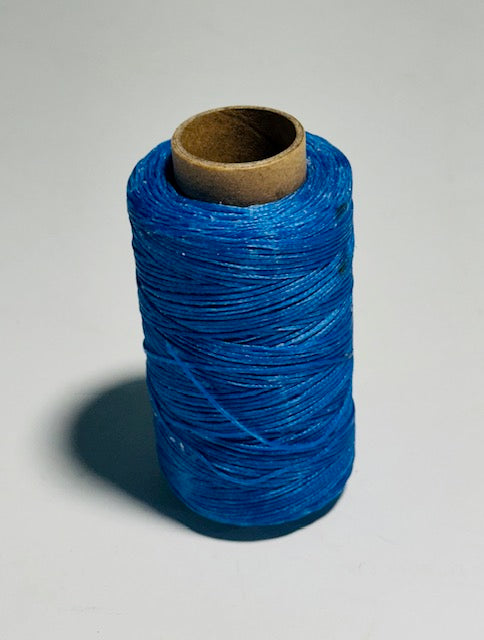 Blue waxed whipping thread spool hickory golf