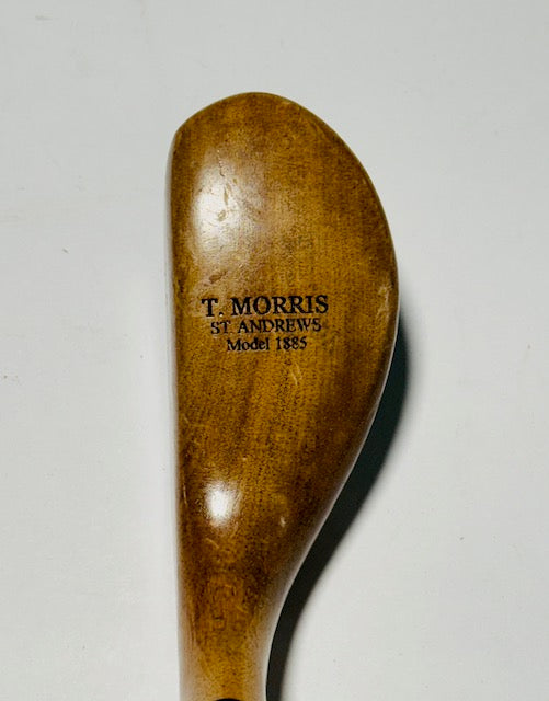 Tom Morris replica putter, St Andrews 1885 model, hickory golf putter