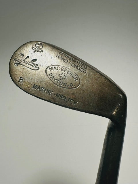 MacGregor Popular maker stamp, Guaranteed Hand Forged, Dayton Ohio, B Mashie-Niblick - Featured Image