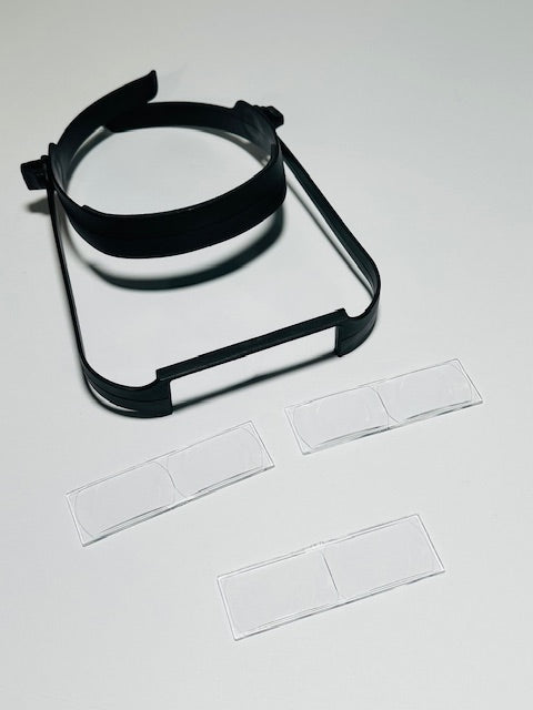 Hands-Free Magnifying Headset – 4 Interchangeable Lenses