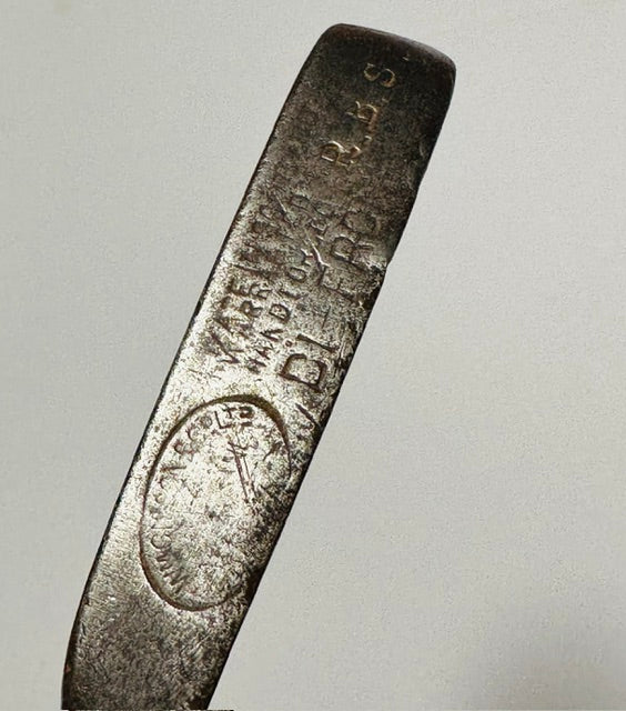 Gibson putter maker stamps Made in Scotland Warranted Hand Forged