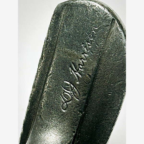 D.J. Harrison Model NH Mallet Putter — hickory golf, view 3