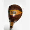 Burke Autograph Fancy Face Brassie Head, vintage hickory golf club builder head, crown stamp