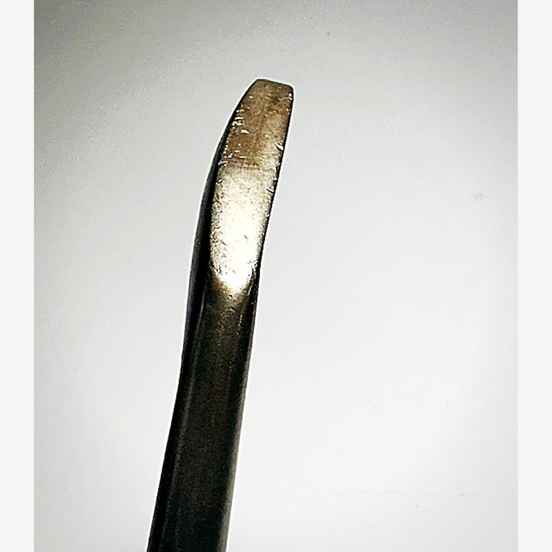 Topline of the Spalding Crescent hickory golf mid-iron