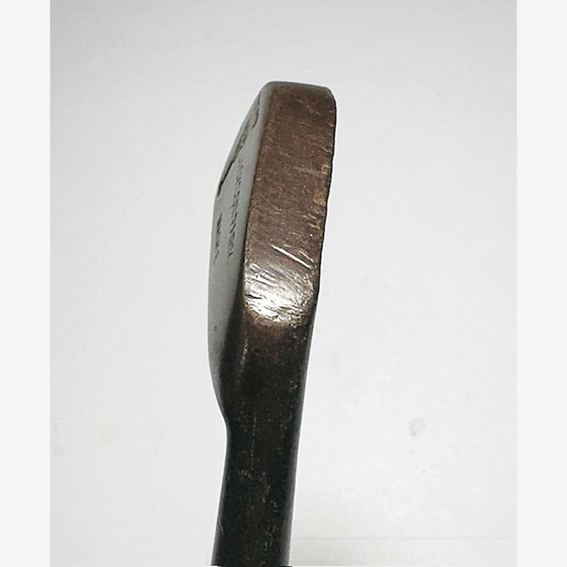 Samson Jackson Park Smooth-Face Mashie – vintage hickory golf iron, toe view