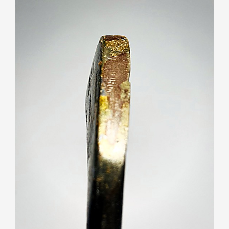 Far and Sure Special 1 Mid-Iron Head hickory golf iron head, profile detail