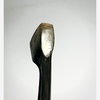 Burke Standard X68 Rib-Face Mashie hickory golf club, profile detail
