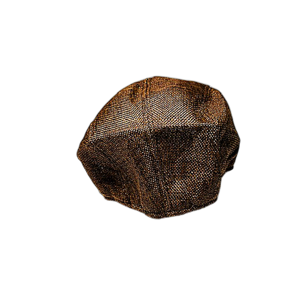 Classic Flat Cap — Brown Weave Pro Shop Hat - Alternate View