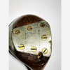 MacGregor Go-Sum hickory golf brassie head fancy-face sole detail