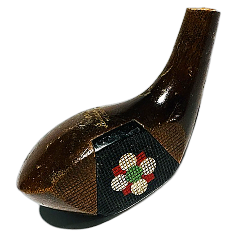 Wilson Ladies Super Stroke De Luxe Fancy Face Driver Head, vintage hickory golf club builder head, profile and face