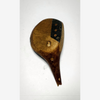 Wright & Ditson Bee Line Driver Head, vintage hickory golf club builder head, detail