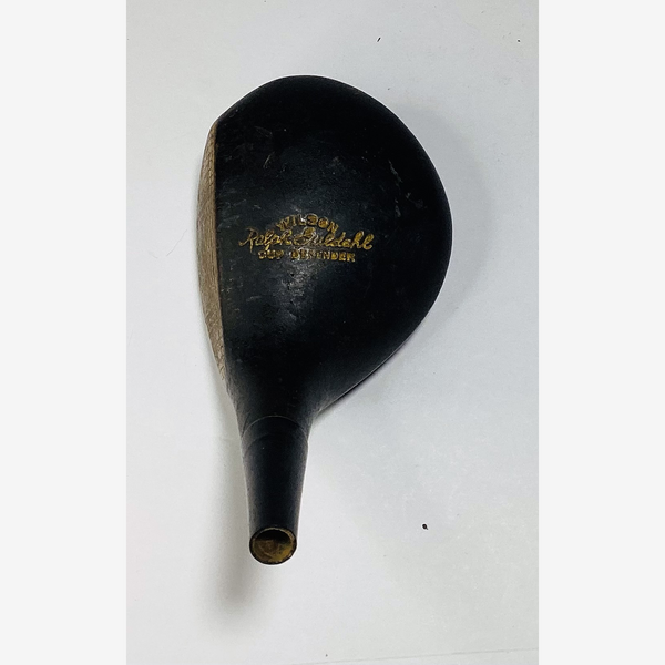 Wilson Ralph Guldahl Cup Defender No. 2 Wood Head, vintage hickory golf club builder head, crown stamp