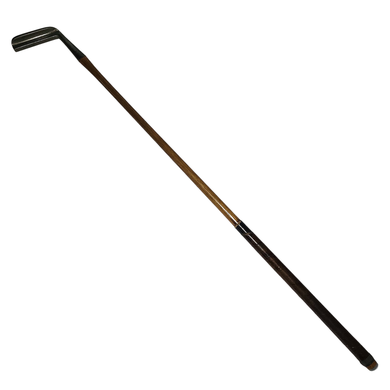Spalding Bros. HB Blade Putter, vintage hickory golf club, hero view