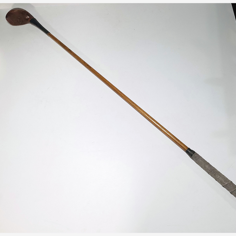 Mid City Chicago Wood, vintage hickory golf club, detail view 2