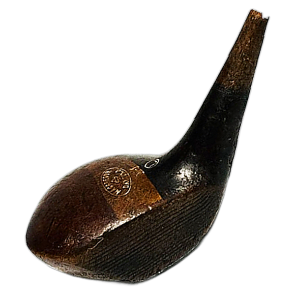 MacGregor M-1 Ladies Driver Head, vintage hickory golf club builder head, profile and face