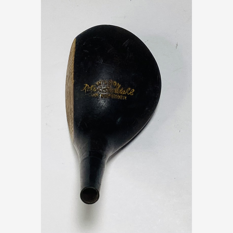 Wilson Ralph Guldahl Cup Defender No. 3 Wood Head, vintage hickory golf club builder head, crown stamp