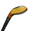 R. Johnstone splice-neck hickory golf wood, face and address view