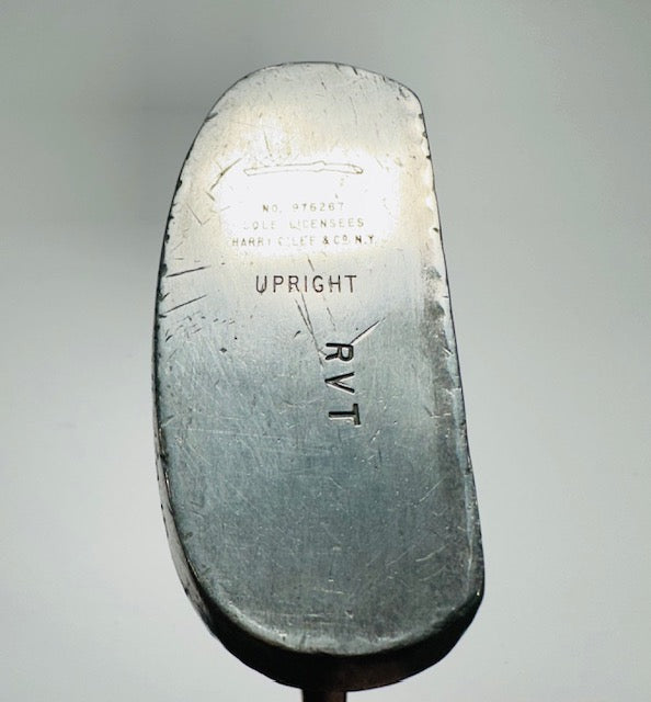 Harry C. Lee Co. Schenectady Putter Upright – Vintage Hickory Golf Club - Alternate View