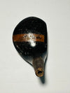 Spalding & Bros Duncan fancy face driver head, left-handed, vintage hickory golf club builder head