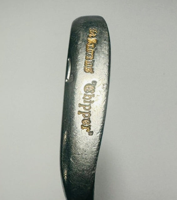 St Andrews chipper top edge stamp with pipe cleek mark