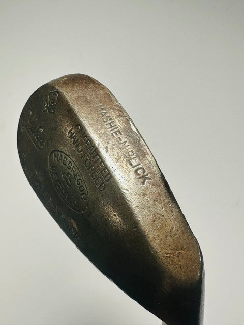 MacGregor Popular mashie-niblick back of head with Mashie-Niblick stamp