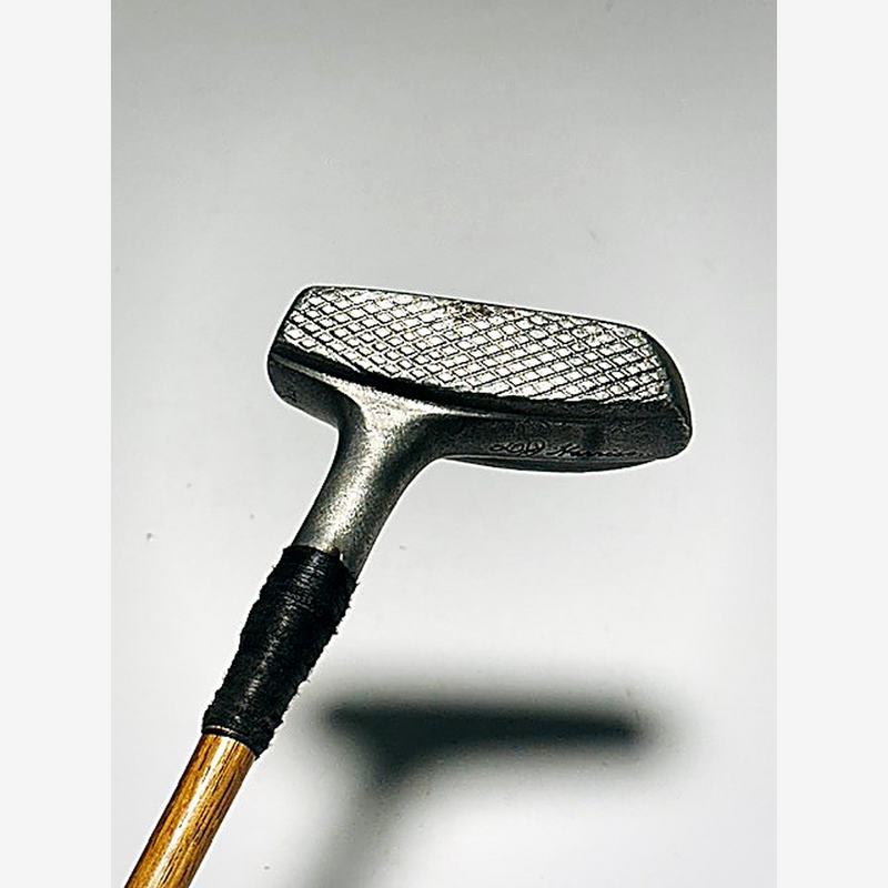 D.J. Harrison Model NH Mallet Putter — hickory golf, view 4