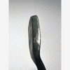 Arroflite Rustless Mashie Niblick, Ribbed Face – vintage hickory golf iron, toe view