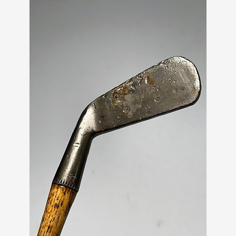 Spalding Gold Medal No. 1 Smooth-Face Iron – vintage hickory golf iron, smooth face