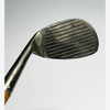 Spalding deep-groove niblick hickory golf, corrugated grooved face