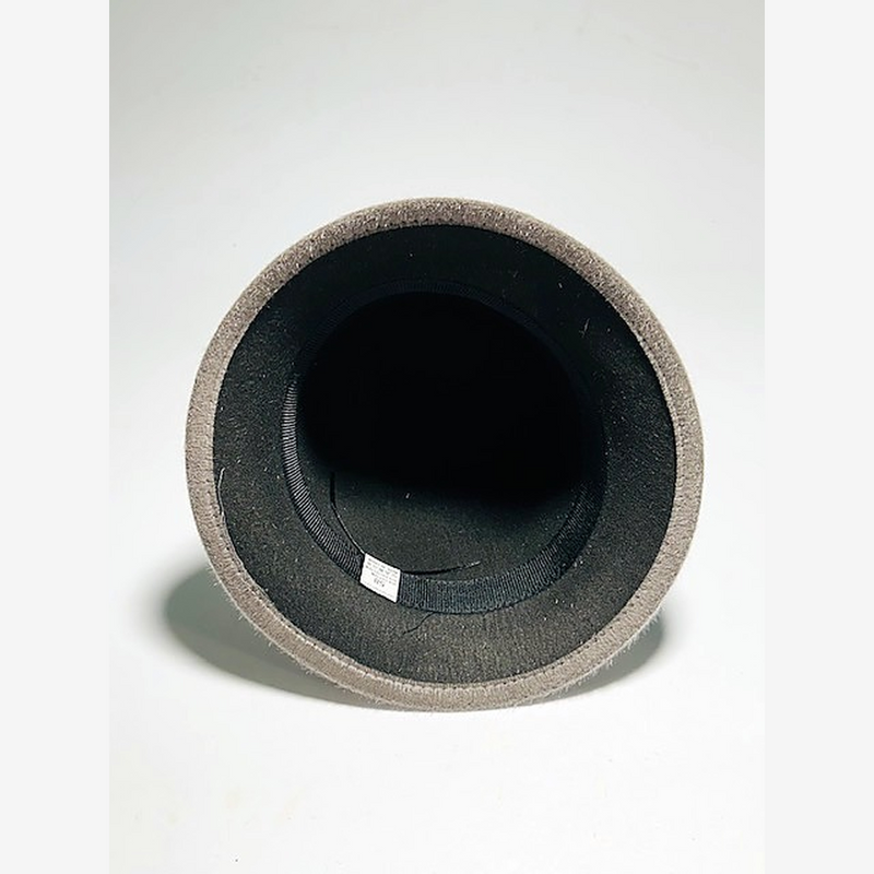 Taupe Cloche — Floral Trim Pro Shop Hat — hickory golf, view 3