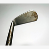 Tom Stewart Special Smooth Face Iron hickory golf club, face detail