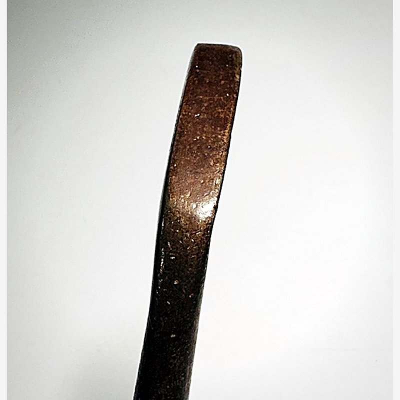 Topline and sole edge of the W. Gibson hickory golf jigger