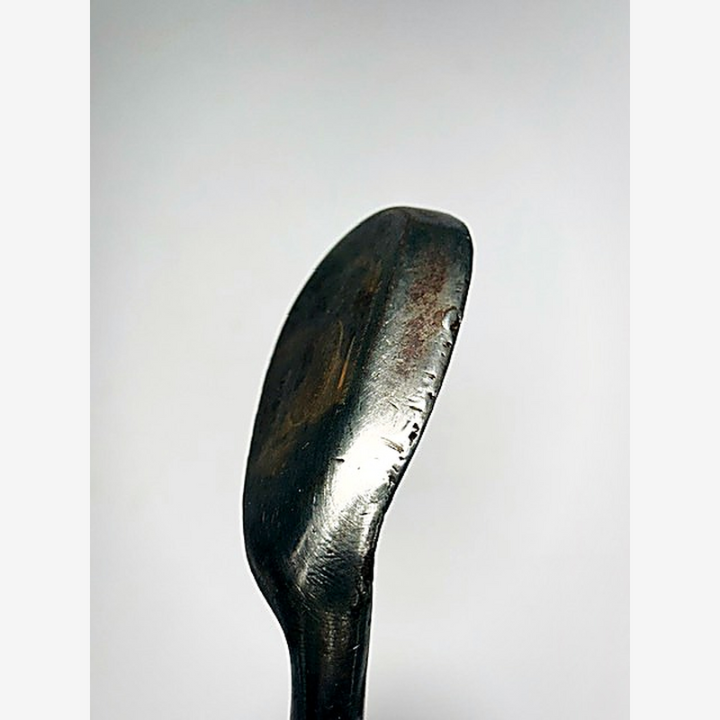 A. Foreman niblick toe and edge profile, hickory golf