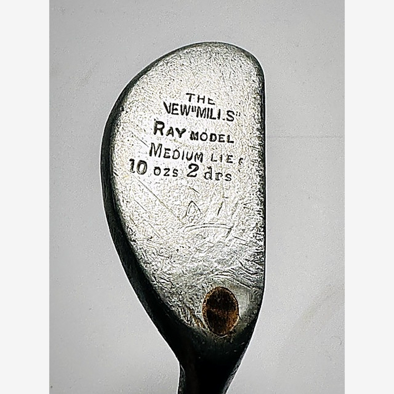Mills Ray model putter hickory golf crown stamp medium lie 10 ozs