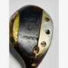A.G. Spalding Fancy Face 3-Wood Head, vintage hickory golf club builder head, soleplate