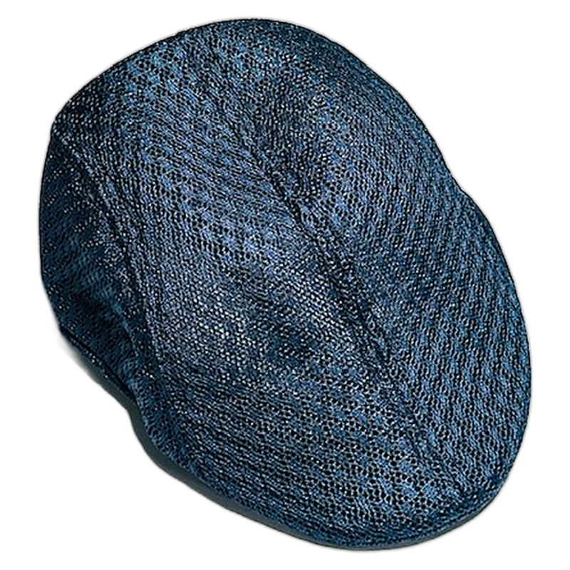 Mesh Newsboy Cap — hickory golf, Navy