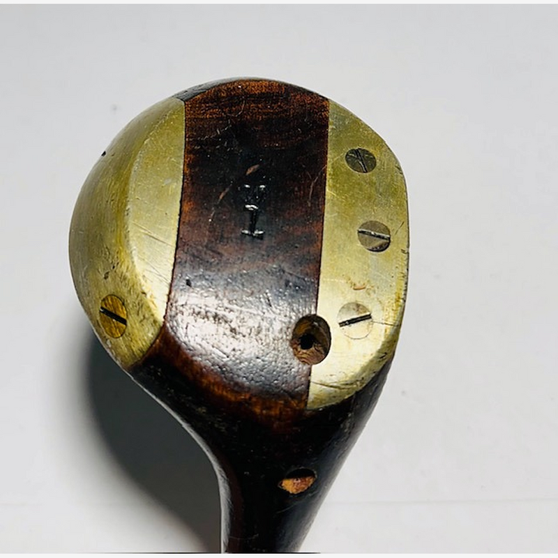 A.G. Spalding & Bros Driver Head, vintage hickory golf club builder head, soleplate