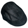 Black Mesh Newsboy Cap — Summer Pro Shop Hat — hickory golf, view 1