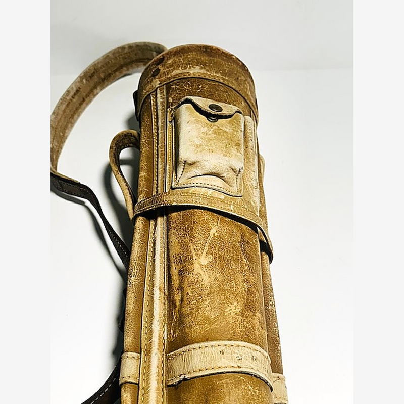 Merchant Leather Golf Bag — Fort Wayne, Indiana — hickory golf, view 3