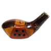 Kenneth Smith Handmade Fancy Face Wood Head, vintage hickory golf club builder head, profile and face