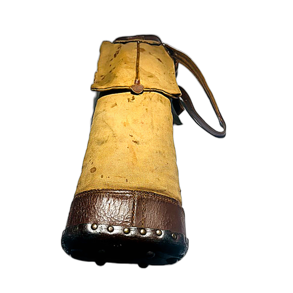 Champ oval canvas slouch vintage hickory golf bag, full view