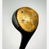 Invincible spoon brass sole plate, hickory golf