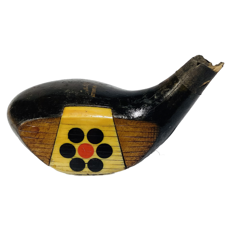 Wilson Autograph Model WA Fancy Face Head, vintage hickory golf club builder head, profile and face