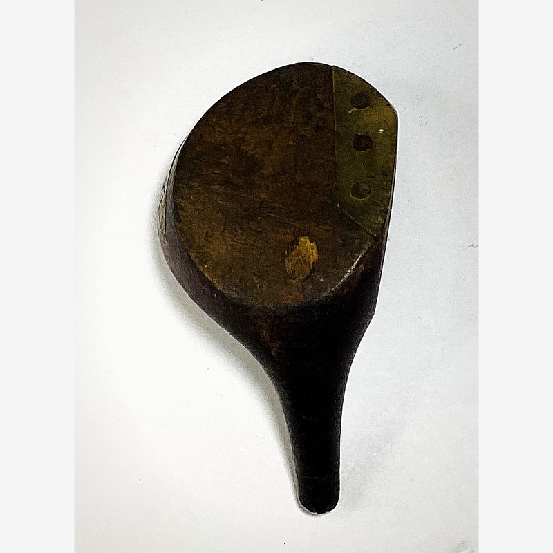 R.J. Shoesmith Timperley Special Wood Head, vintage hickory golf club builder head, sole and soleplate