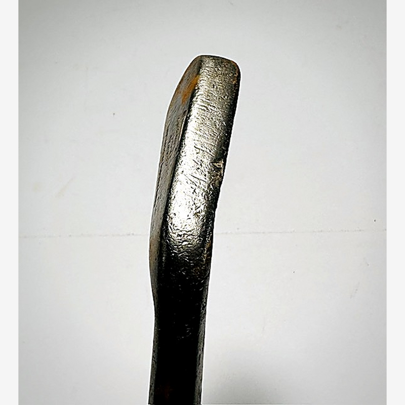 Tom Stewart iron toe profile, vintage hickory golf