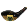 Wright & Ditson Record No. 1 Wood Fancy Face Head, vintage hickory golf club builder head, profile and face